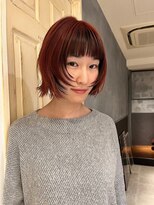 ボコカ(bococa)&nbsp;レイヤーボブ/ピンクブラウン/オレンジブラウン