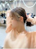 韓国風前髪×レイヤーカット【髪質改善/新宿/レイヤーカット】