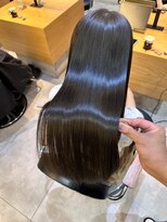 ジーナ 船橋(Zina)&nbsp;髪質改善＊ロングレイヤーグレーベージュ＊美髪【Zina船橋】