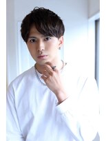 ソイクフ(SOY KUFU)&nbsp;MEN’S HAIR マッシュパーマアッシュブラックカルマパーマ