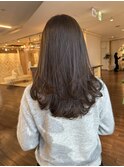 レイヤーカット オリーブベージュ 20代30代40代