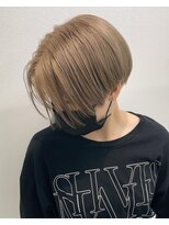ラル(Lull)&nbsp;ハンサムショート×ラテブロンド/コンパクトショート/個室美容室