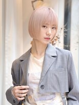 エムスラッシュ ソル センター南(M.SLASH SOL)&nbsp;ハイトーンカラー/艶髪/透明感/切りっぱなしボブ/SOLセンター南