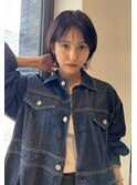 【似合わせイメチェンカット】切りっぱなしボブ×シースルー前髪