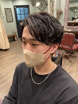 フィラカ(Filaca) 【TAKAHIRO】センター分けニュアンスパーマ