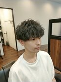 ツイストスパイラルパーマ/マッシュ