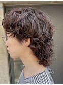 ウルフパーマ/マレットヘア/くるくるパーマ/原宿/表参道