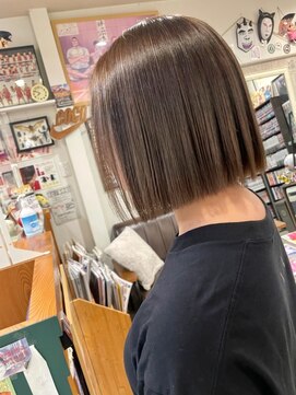 ヘア メイク ココ(hair make coco) 肩上★ブラントショート