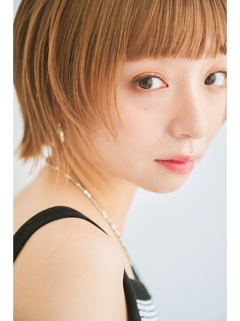 リトル 小倉(little) 顔まわりレイヤー×ぷつっとボブ
