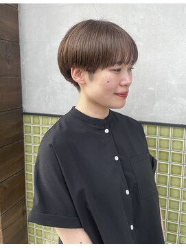 デプト 武蔵浦和(DEPT) オリーブベージュ×マッシュショート