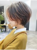 インナーカラー/小顔ショート/くびれヘア/髪質改善/心斎橋