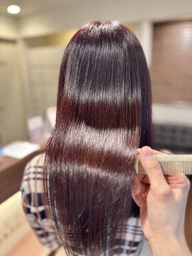 セレスト 心斎橋店(CELESTE) 20代30代40代　　髪質改善つや必須　酸熱トリートメントカラー