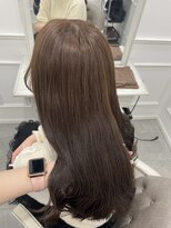 リルミー(Lilme)&nbsp;ブリーチなしダブルカラーで♪まろみハニーベージュ＊新井