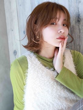 スペシャルオオサカ 難波店(Special OSAKA) ミディアムレイヤー/ハニーブラウン