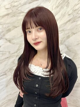 ロンド フィーユ(Lond fille) 髪質改善縮毛矯正レイヤーカット顔周り前髪韓国ミニウルフ/銀座