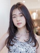 暗めグレージュ/20代30代大人かわいい/レイヤーカット