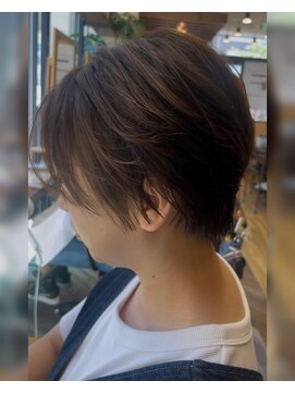 フレンズ 手稲店(friend's) スタイリング楽ちんミニショートボブアッシュオリーブカラー