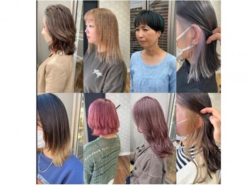 タイム(TIME)の写真/お客様一人ひとりの雰囲気や顔立ちを見て、似合うはもちろん髪と向き合う時間が楽しくなる♪