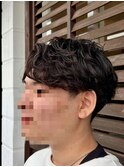 ミディアムアップバング