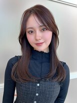 アフロート ディル(AFLOAT D'L) センター分け動きのあるロングレイヤーカットシャギーレイヤー