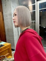 マジコ 表参道店(Magico)&nbsp;ボブ/ケアブリーチ/ベージュ/ブリーチ/ダブルカラー/表参道