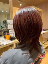 ラプチャー(RAPTURE)&nbsp;レッドブラウンハッシュカット