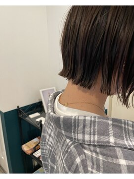 ヘアーブレイス(hair brace) 千葉駅/着物ヘア/大人ガーリー/ダークアッシュ/似合わせカット