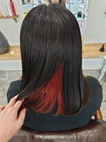 ファイン 三笠店(Fine)&nbsp;鮮やかレッド☆インナーカラー