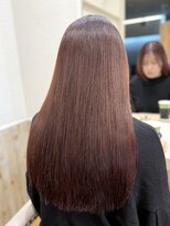 フルブルーム 東林間(fullbloom)&nbsp;チェリーレッドケアカラー髪質改善トリートメント