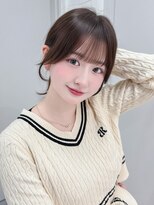 アルバム 銀座(ALBUM GINZA)&nbsp;顔周りレイヤー大人ガーリー韓国ヘア似合わせカット_F41345