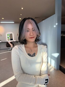 パーミルヘアーピピ(permille hair pipi) フェイスフレーミング×ペールパープル