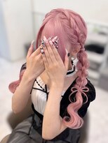 ヘアセットサロン ミント(Hair set salon MINT)&nbsp;ツイン髪リボン編みおろし☆