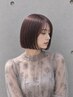 カット＋オーガニックリタッチカラー　￥5900　白髪染めもOK♪