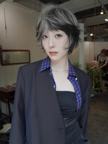 ゾーイ ケゴ 天神今泉(ZOEY kego) 今泉 モードヘア ハイトーンボブ デザインカラー