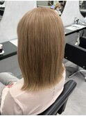 ブリーチダブルカラーホワイトベージュ川越本川越