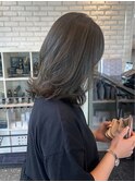 【DIFINO 青山】透明感シアーグレージュ/ミディアムレイヤー