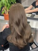 ブリーチなしダブルカラー☆ミルクベージュ20代30代40代