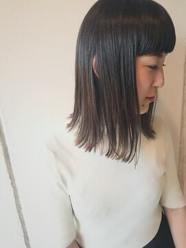 ロアールアオイ(LOAOL AOI) 【暗髪アッシュのロブ】カット&カラーはLOAOLにお任せください♪