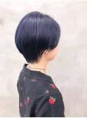 ＊ネイビーブルーカラーセンシュアルショート＜徳竹＞