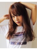 ラフ巻きセミロング