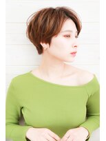 オーシャン(Ocean)&nbsp;[OCEAN Hair&Life]センターパート☆ハンサムショート☆