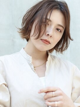 メイクス 表参道(MAKE'S omotesando) 【堀口】ウザバング/前髪/イメチェン/ペールベージュ