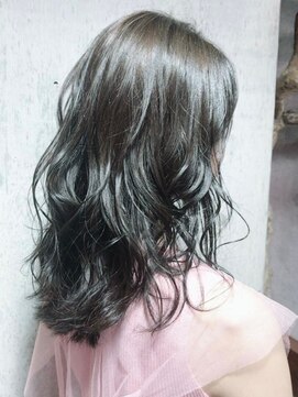 ジュジュル 稲毛本店(jujur) 透明感カラー/ロング/カーキグレージュ/大人かわいい【稲毛】