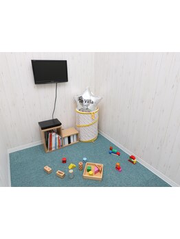 ママにも嬉しいサロン♪キッズスペースあり◎広々とした店内で、周りを気にせずリラックスタイムを…♪