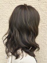 《カラーリスト*》透明感イルミナカラー*アッシュ系アディクシーカラー☆*白髪染めご相談ください！