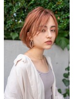 オースティン 調布アミックス(AUSTIN)&nbsp;大人かわいい前髪セシルカットココアブラウンフリンジウェーブ