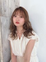 クシュ 所沢東口店(kusyu...) 大人かわいい#美髪#ネビージュ#ホワイトグレージュ#こなれミディ