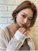 大人可愛いイメチェンモードヘアダークアッシュ錦糸町