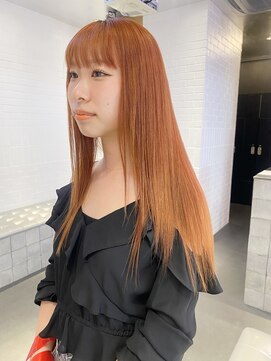 ゲーム 原宿店(GAME) オレンジ/ダブルカラー/ケアブリーチ/髪質改善/原宿