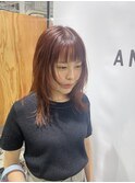 レイヤースタイル　コーラルレッド